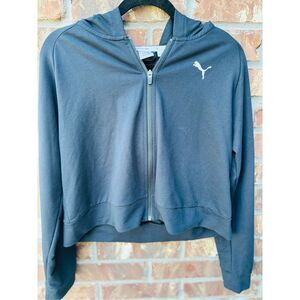 PUMA XL crop used color black with hood and in excellent condition crop.